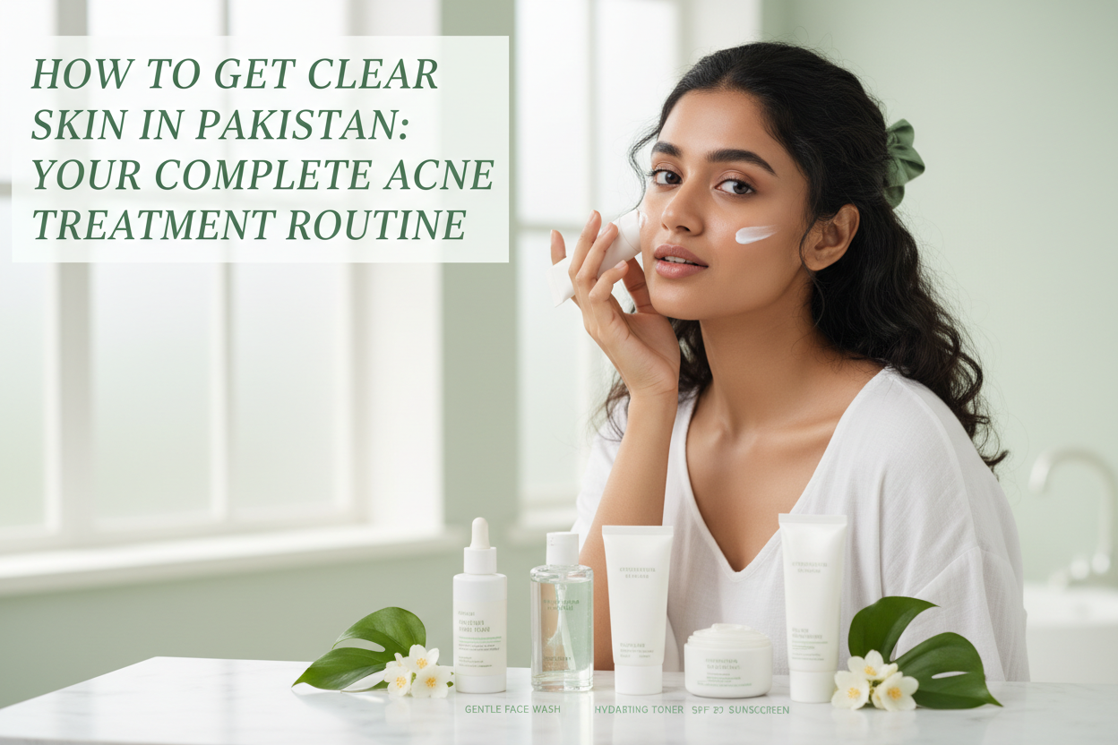 How to Get Clear Skin in Pakistan: Your Complete Acne Treatment Routine